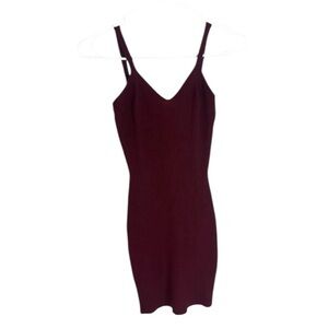 Windsor Red Mini Bodycon Dress Spaghetti Strap